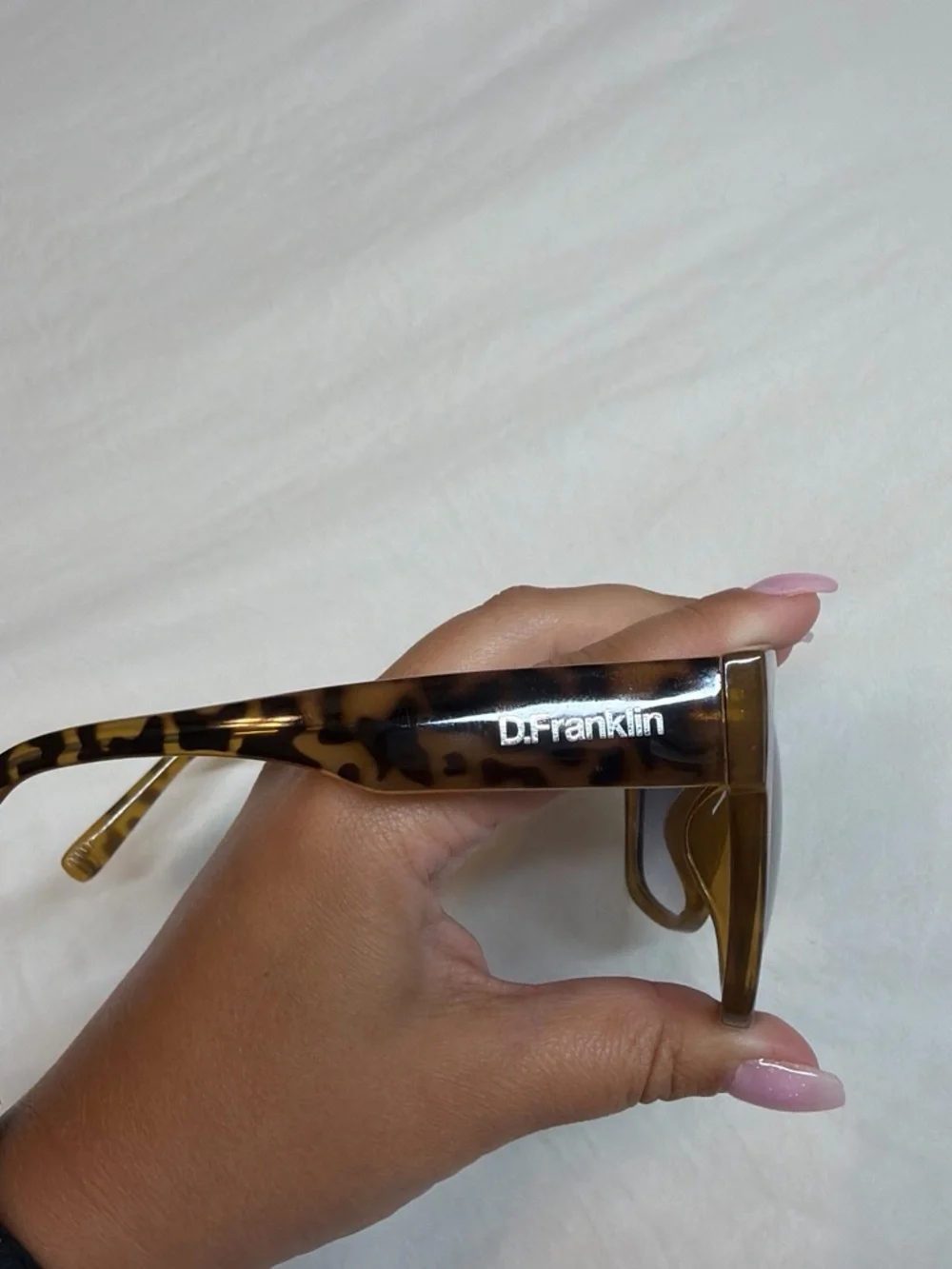 Tortoiseshell Square Women's Sunglasses - Brown Gradient Lenses